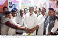 আদমদীঘিতে বঙ্গবন্ধুর শতবর্ষ উপলক্ষে কেক কর্তন